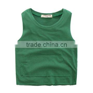Wholesale Summer Sleeveless Cotton Boys Casual Children Tops photo-5