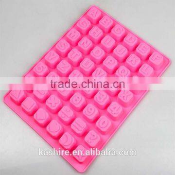 Wholesale High Quantity Eco-friendly Letter Shape Silicone Chocolate Mould,soap Mold,diy Cake Mould photo-2