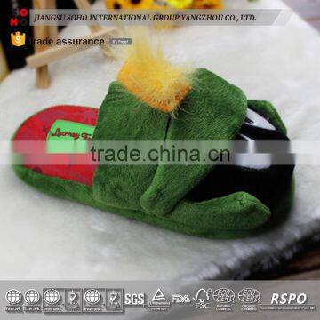 2017 Custom Super Soft Hotel Comfortable Close Toe Fluffy Velvet Slipper