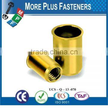 Made in Taiwan Brass Material Open Close End With Flange Bery Nuts photo-4