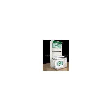 wooden counter display stand