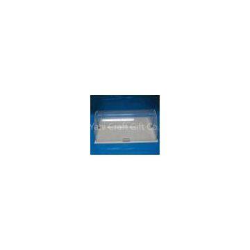 Laser Engraving Cosmetic Clear Acrylic Product Display / Dustbin Box