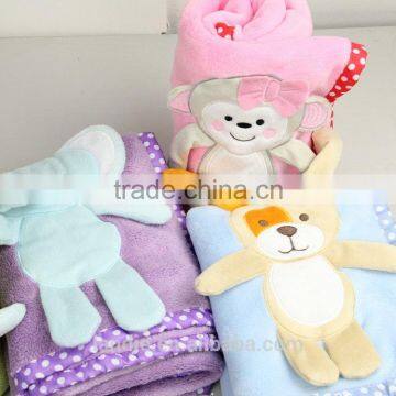 wholesale AZO free soft touch mink baby fleece blanket