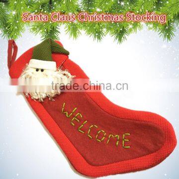 Hot Selling Fashion Christmas Santa Decoration Gift Stocking