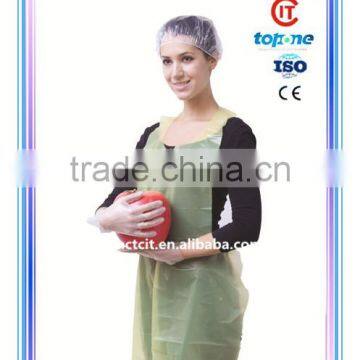 New design disposable pe apron disposable plastic apron with great price