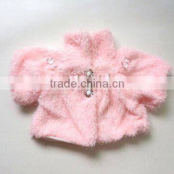 baby fur coat kids winter colthes girl warm fur vest coat