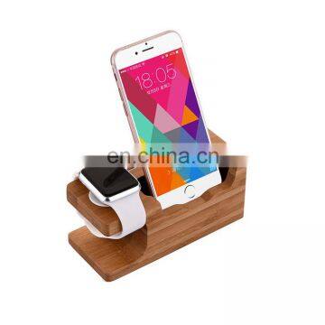Best Quality Wood Office Gift Hanging Watch Holder Wood Cell Phone Stand With Custom Design photo-3