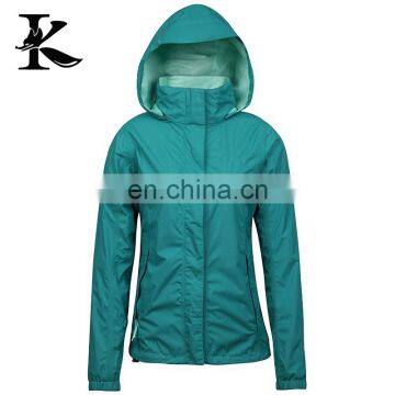 Custom High Quality Ladies Waterproof Jacket Windbreaker photo-3