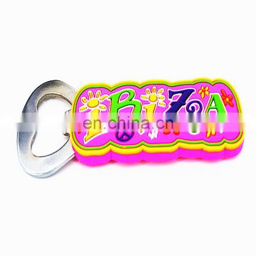 advertising literal souvenir stainless steel bottle opener, handmade plastic bottle opener