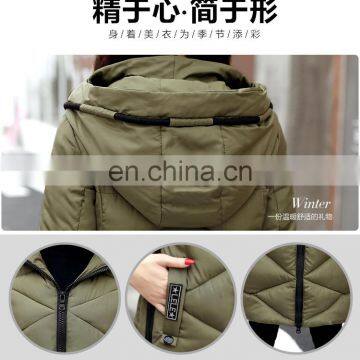Winter Cotton Women in the Long Section of the Slim Cotton-padded Korean Version of the Down Jacket Students Jacket Fashion Wome