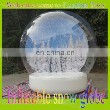 2014 Hot Christmas Inflatable Snow Globe/Large Outdoor Christmas Balls