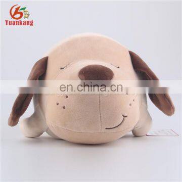 OEM Customized Super Soft Fat And Round Lazy Stuffed Animal Pillow Lying Sleeping Plush Dog Toy