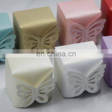 wedding favor gift butterfly paper candy box