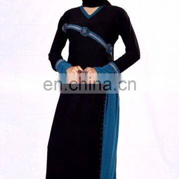 Dubai Fashion Style Balck Abaya | Designer Burqa