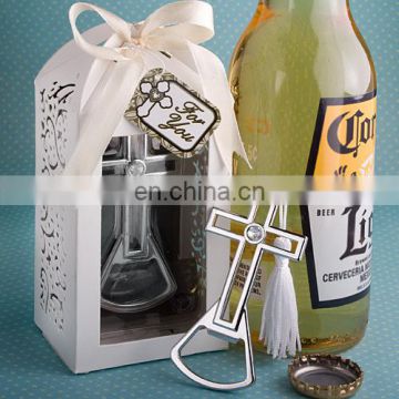 Cross Themed Bottle Opener Favors