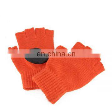 Winter fashion acrylic knit fingerless gloves