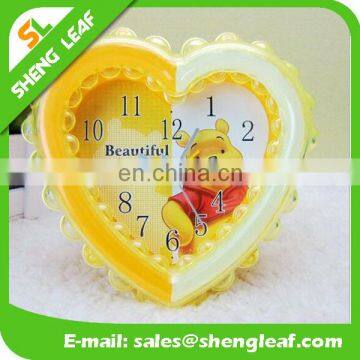 Wholesale Big Hearts the Alarm Clock Creative Alarm Clock Plastic Cartoon Alarm Clock photo-3