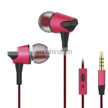 Gold color Handsfree Earphone with mic for Samsung