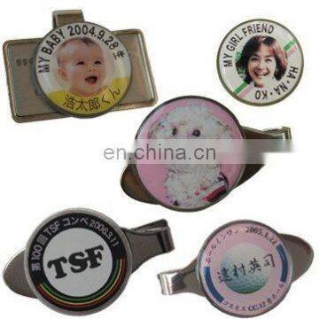 metal Golf hat clip & ball marker