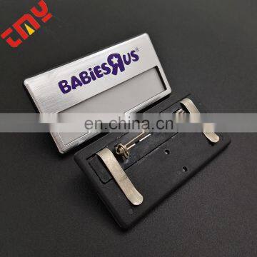 Wholesale Plastic Magnetic Reusable Name Badge With Your Own Logo photo-5