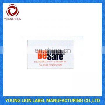 high quality OEM swimming suit woven label