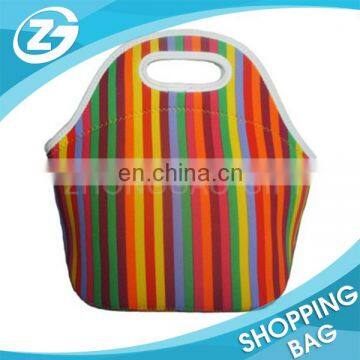 Neoprene Lunch bag Cooler bag In Different Colors Durable Shockproof Picnic Case Lunch Tote Bag