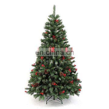 Custom 7ft Quality Beautiful Large Realistic Artificial Christmas Trees Stand Outdoor Christmas Decoration