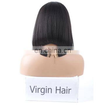 180 Density Full Lace Human Hair Wig With Baby Hair Short Bob Wigs for Black Women photo-5