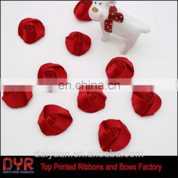 3"Big Rose personalized satin ribbons