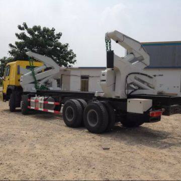 Sinotruk 20ft 37 tons container side lifter truck for sale