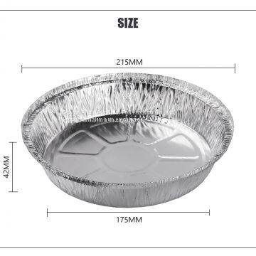 950ml 8-inch Take Out Catering Foil Pans With Covers / Aluminum Dish Pan photo-2