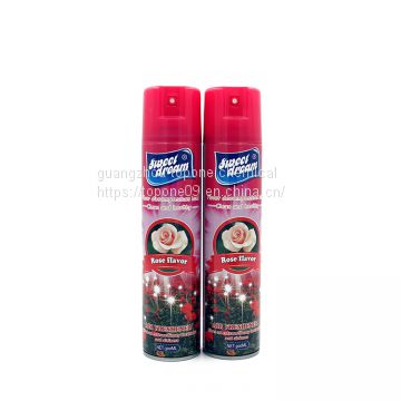 Car freshener 300ml lily air fresh spray with good smell manufacturer in China