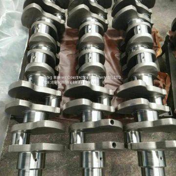 6D155 excavator engine  crankshaft  6127-31-1114     D155 forged steel crankshaft