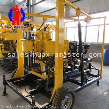 XYX-130 Wheeled Type Hydraulic Water Well Rig Easy Transport 100meters Hydraulic Exploration Drilling Rig for Sale photo-4