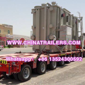 Model 2020 Goldhofer Type Multi Axle Construction Service SPMT Hydraulic Combined Modular Trailer