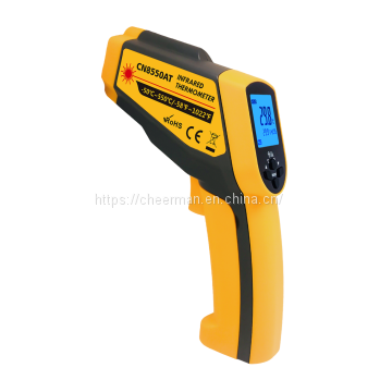 full function industrial Infrared Thermometer non contact thermometer dual red laser thermometer