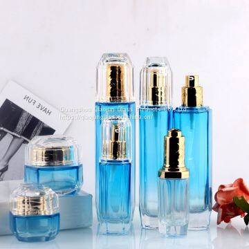 High Quality 40Ml 100Ml Empty Cosmetic Packaging Skincare Bottle Set With Acrylic Cover