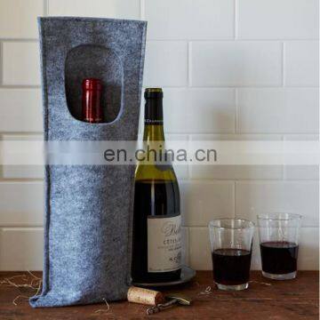 Eco-friendly Packaging Bag Cheap Felt Wine Bag With Handle Protective photo-2