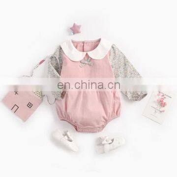Baby Jumpsuit Spring and Autumn Long-sleeved Newborn Clothes Floral Baby Jumpsuit Autumn and Winter Romper Romper Baby Clothes