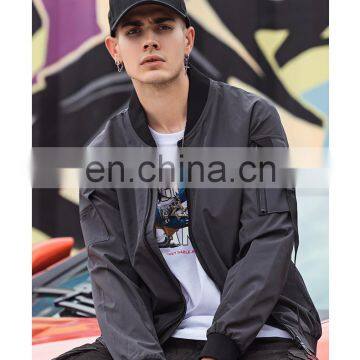 Fall Latest Style Stand Collar Jacket Sports Handsome Loose Personality Casual Hip Hop Jacket Men photo-4