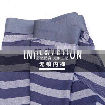 Polyester Nylon Colorful Hot Breathable Sexy Wide Stripe Boxer Black Men'S Briefs Underwear photo-5