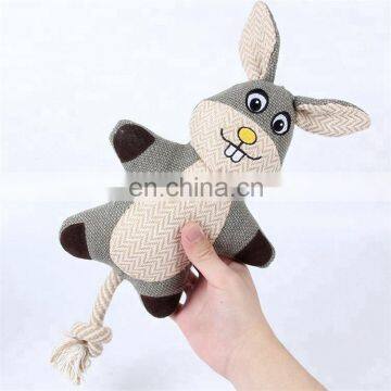 Monkey Rabbits Style Pets Accessories Flax Fabric Large Dog Pet Toys photo-7