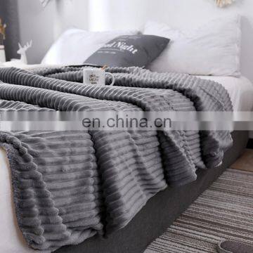Custom Polyester Knitted Sherpa Blanket Multicolor High Quality Blanket photo-3