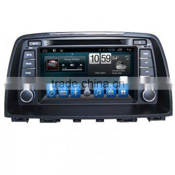 Quad Core Car dvd gps Android 4.4 navigation for 2013 Mazda 6 with Inside Wifi Radio BT phonebook iPod SWC TV MP4/MP5