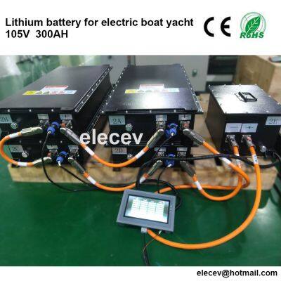 lithium battery 100v300ah for electric boat yacht battery lithium 100v electric sailboat battery 100v