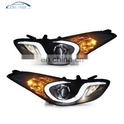 Good Quality Manufacturer Factory Wholesales Headlights 5Th Gen Avante Facelift Head Lamp Led 2011-2013 For HYUNDAL Elantra