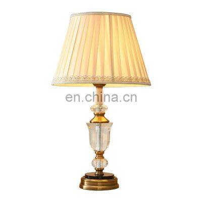 new stylish design modern crystal glass bedside table lamp factory direct wholesale cordless crystal table lamp with 3C