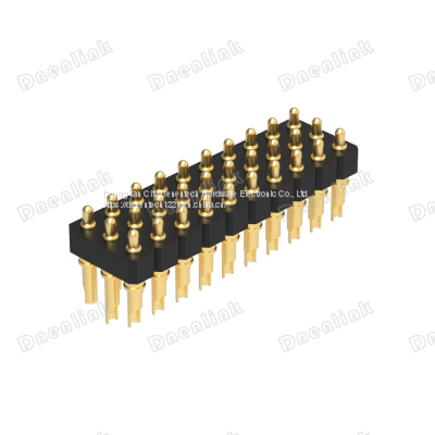 Dnenlink 3.00mm Pitch Triple Row H2.5mm Male HeaderSolder PogoPin Header Connector photo-2