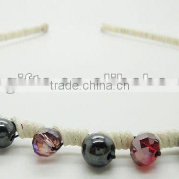 2013 new style crystal headbands with hematite