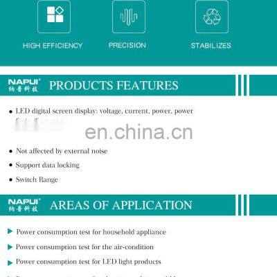 Free Shipping Power Meter, Benchtop Power Meter, Wholesale AC Power Meter photo-5